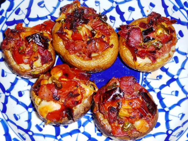 Tapas: Spaanse gevulde champignons