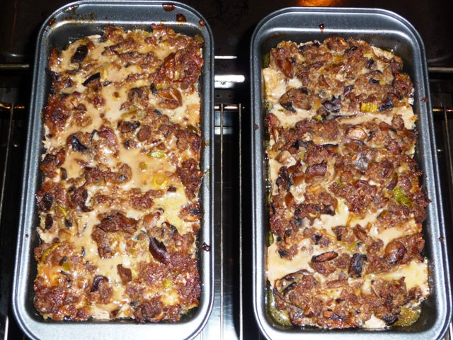 Gehaktbrood (Meatloaf) met paddenstoelen