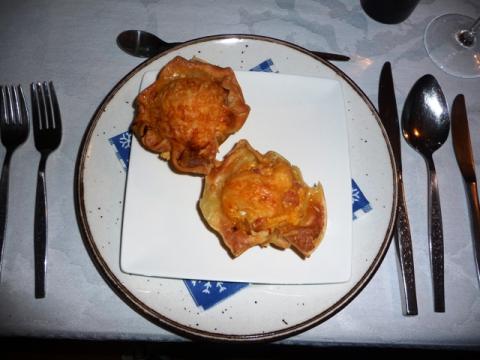 Mini quiches met ham en zalm