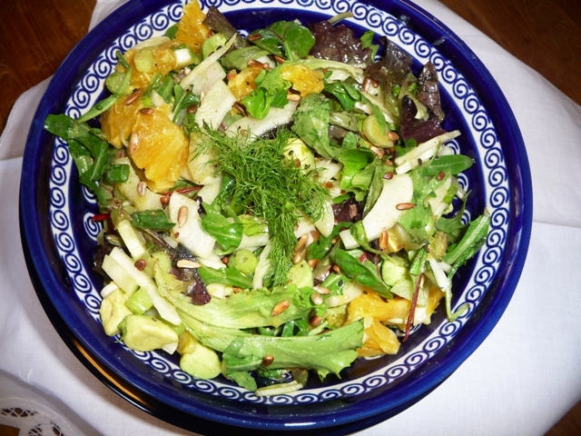 Frisse Venkelsalade met sinaasappel en avocado