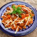 Pasta met Italiaanse gehaktballetjes en groene asperges