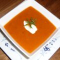 Pittige Spaanse tomaten paprikasoep