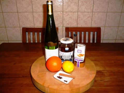 Witte glühwein