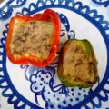 Bulgaarse gevulde paprika’s met kaas