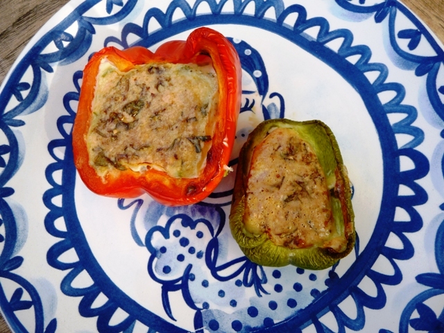 Bulgaarse gevulde paprika’s met kaas