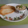 Champignonragout met soepgroenten en kaas