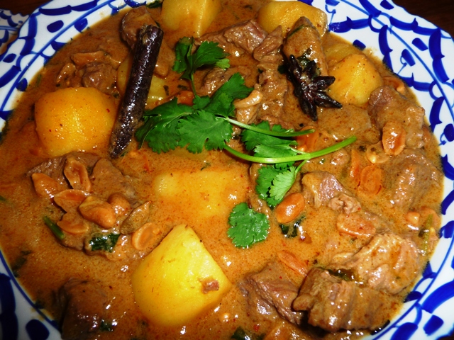 Thaise Massaman Rundvlees curry