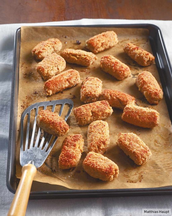 Italiaanse gehaktkroketjes uit de oven