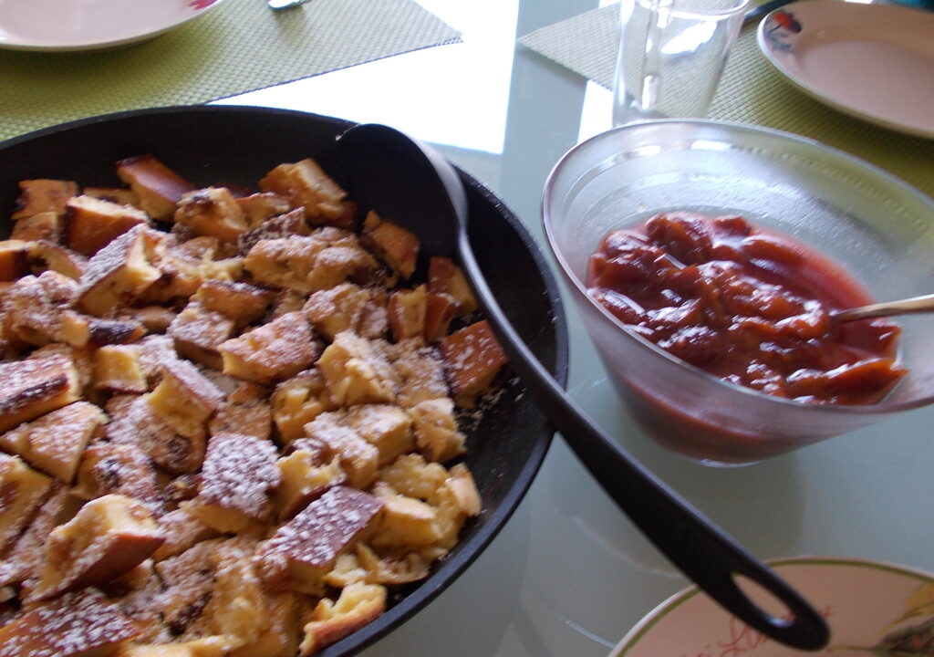 Kaiserschmarren met pruimencompote