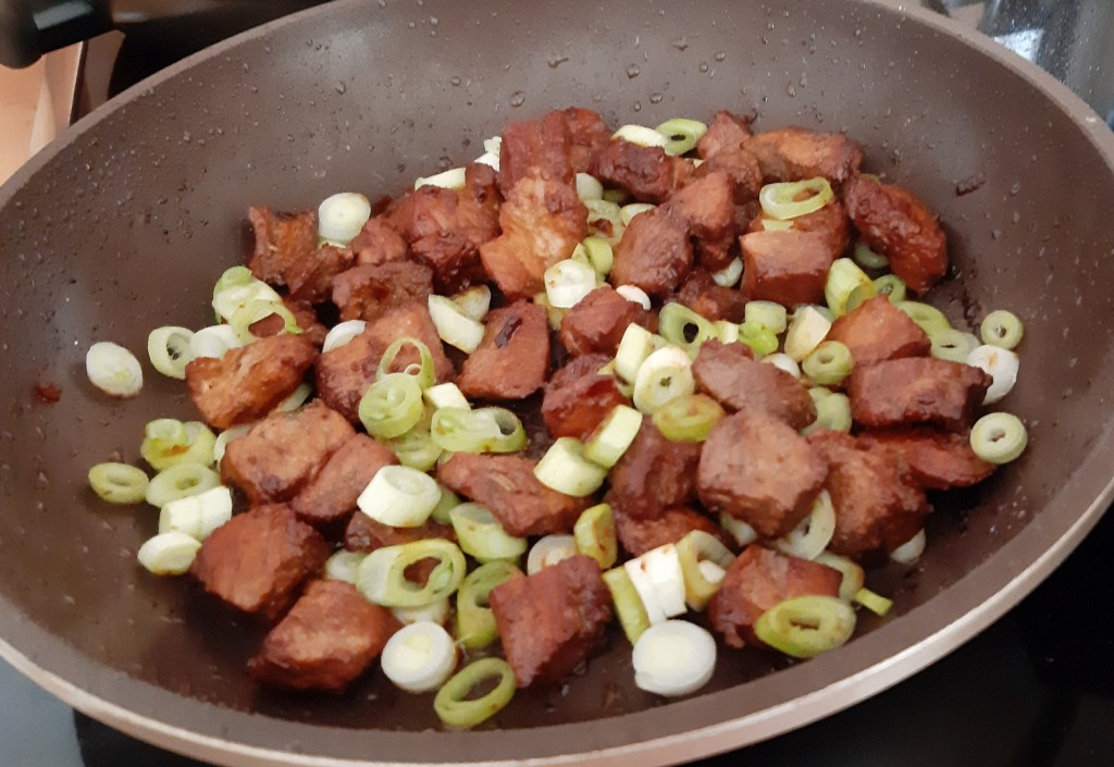 Pittige gemarineerde schnitzelreepjes
