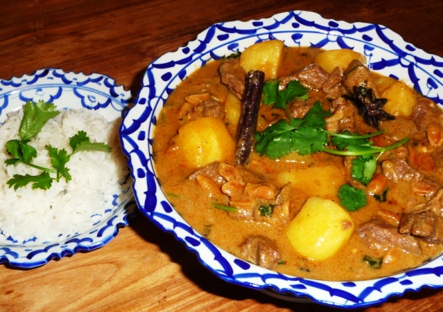 Thaise Massaman Rundvlees curry