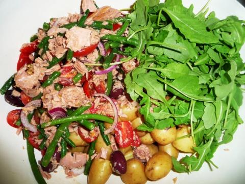Aardappelsalade Niçoise