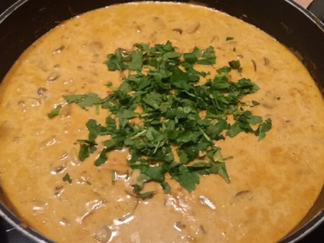 Stroganoff van paddenstoelen