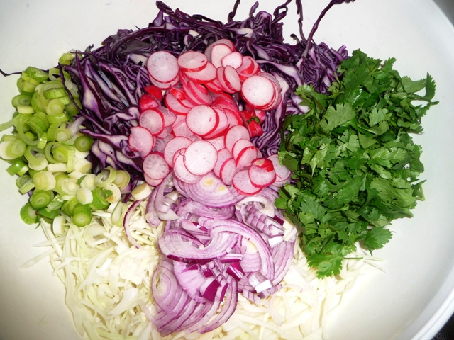 Cubaanse koolsalade