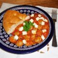 Grieks pittig stoofje met paprika, tomaat en feta
