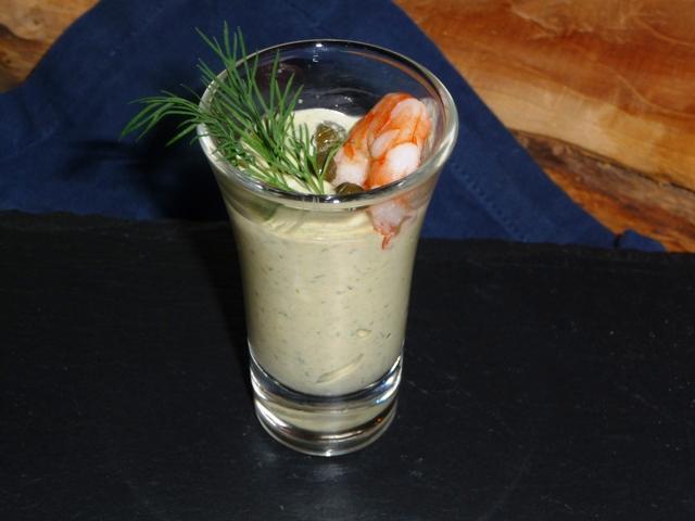 Zalmmousse met roomkaas en dille