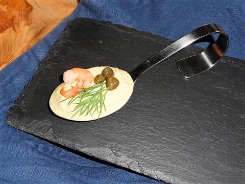 Zalmmousse met roomkaas en dille