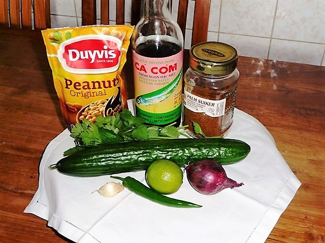 Thaise komkommersalade fris en pittig