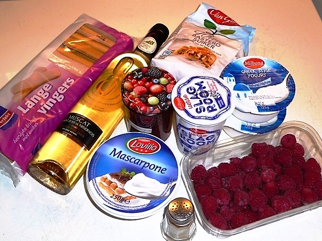 Snelle Tiramisu met frambozen