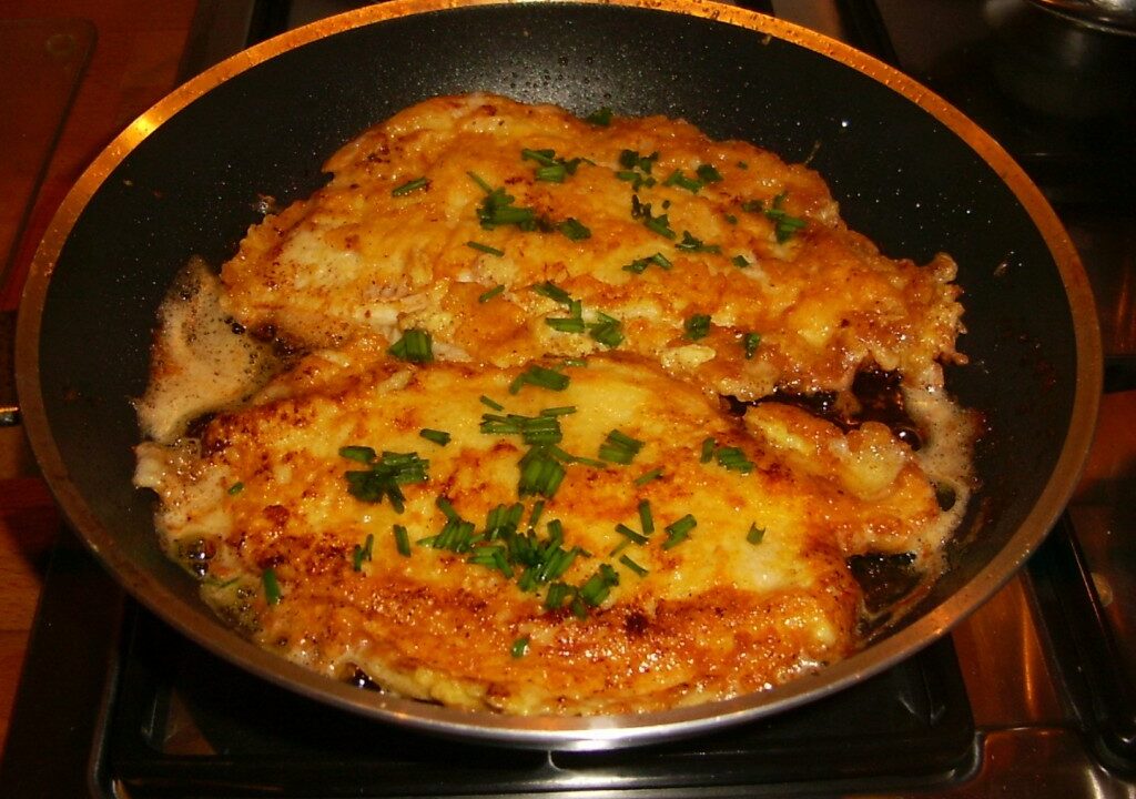 Gebakken scholfilet à la Milanese