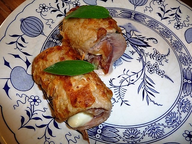 Varkenshaasje Cordon Bleu alla Saltimbocca