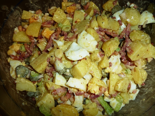 Aardappelsalade met Opperdoezer Ronde