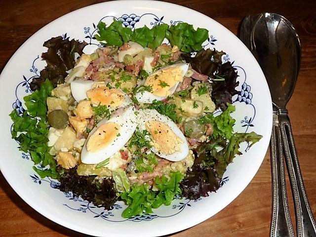 Aardappelsalade met Opperdoezer Ronde
