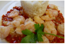Lekkerrrrr…….. Chinese garnalen met gember uit de wok…