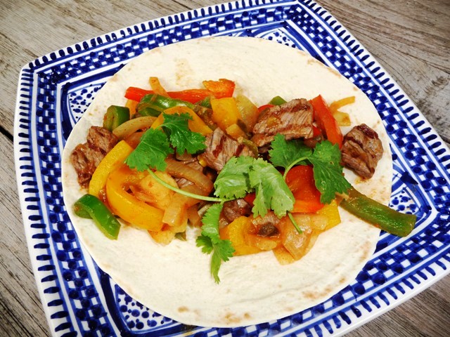 Fajitas de Carne (met biefstuk)