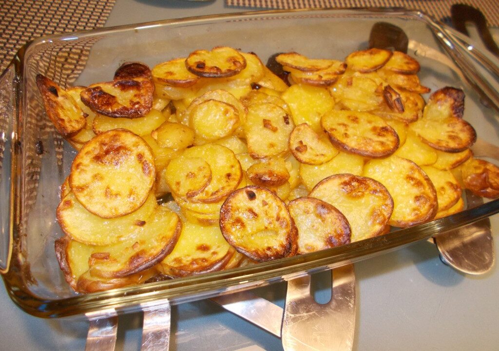 Aardappelgratin zonder room