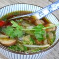 Chinese groentesoep met ballen