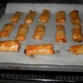 Kleine pittige loempiaatjes uit de oven
