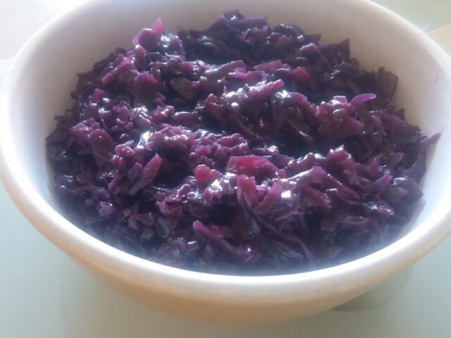 Rode kool met appel uit de slowcooker