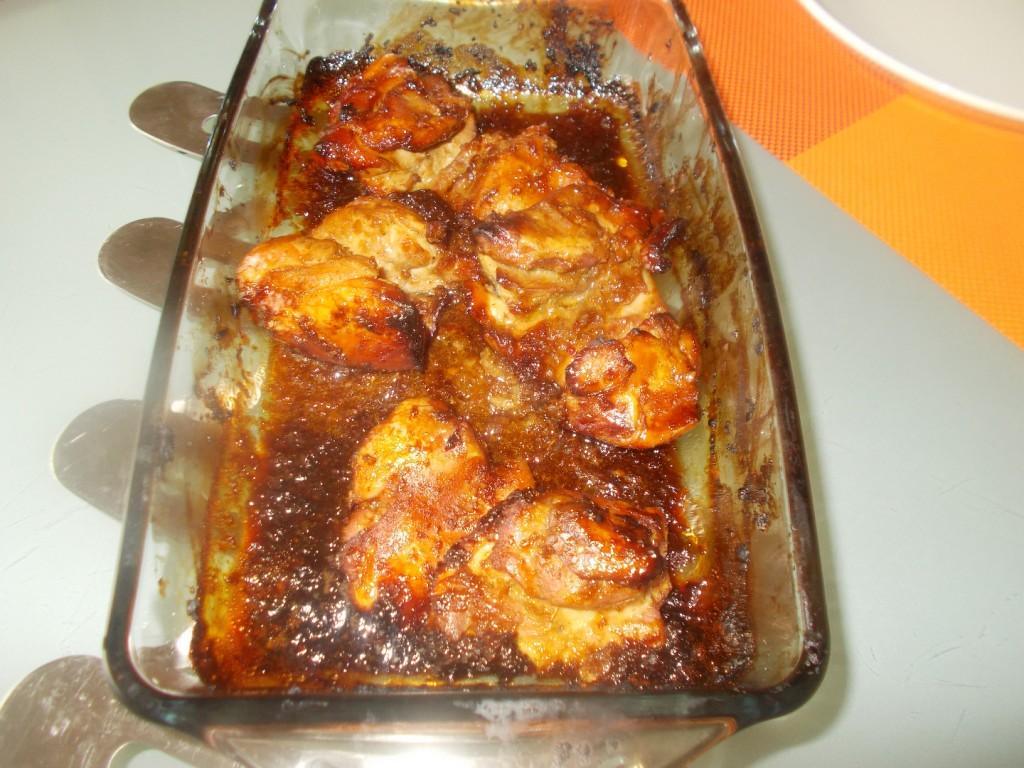 Surinaamse kip uit de oven pittig gemarineerd