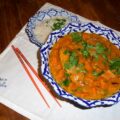 Thaise pompoencurry met kip
