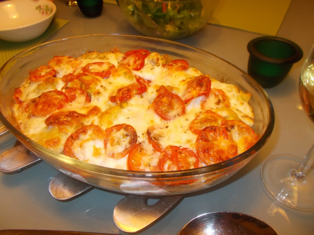 Tortellini Caprese in pestoroomsaus