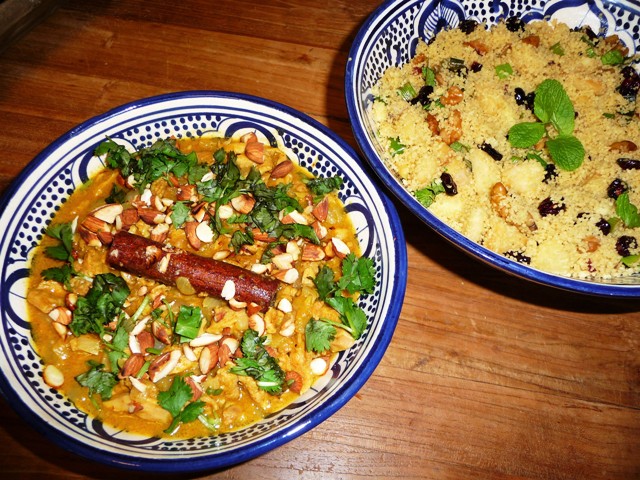Couscous met appel en cranberry’s