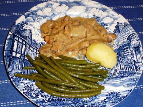 Champignonroomsaus met Funghi Trifolati