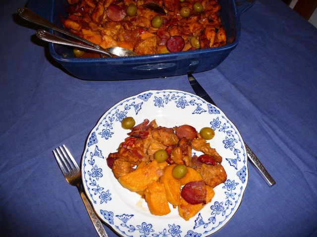Portugese kipschotel (Frango a Portuguesa)