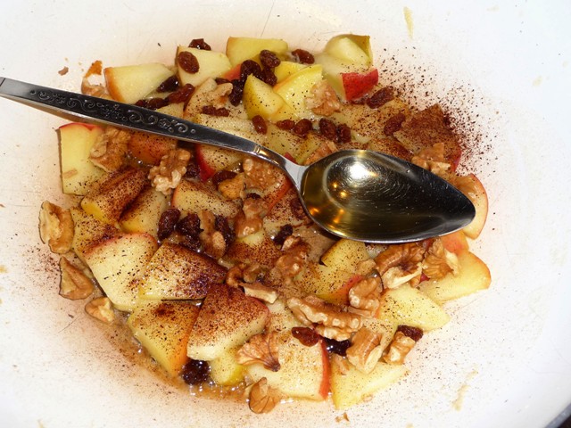 Appeltaart in een glaasje (no-bake)