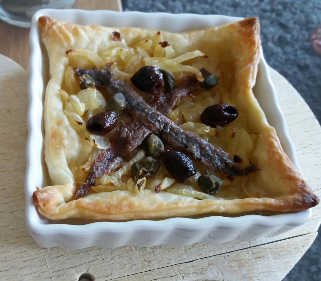 Eenpersoons pissaladière