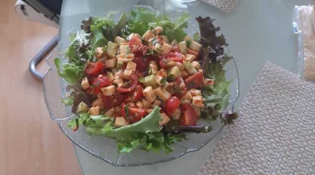kaassalade voor een broodje