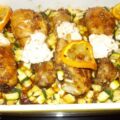 Kip met courgette en ras-el-hanout