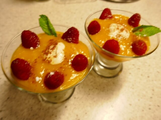 Mango met griekse yoghurt