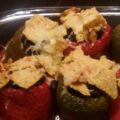 Paprika’s Mexicaans gevuld met kidneybonen en gehakt