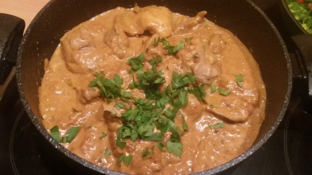 Pittige Indiase curry met kipdijfilet