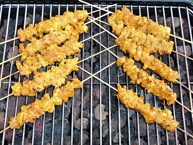Balinese varkenssaté