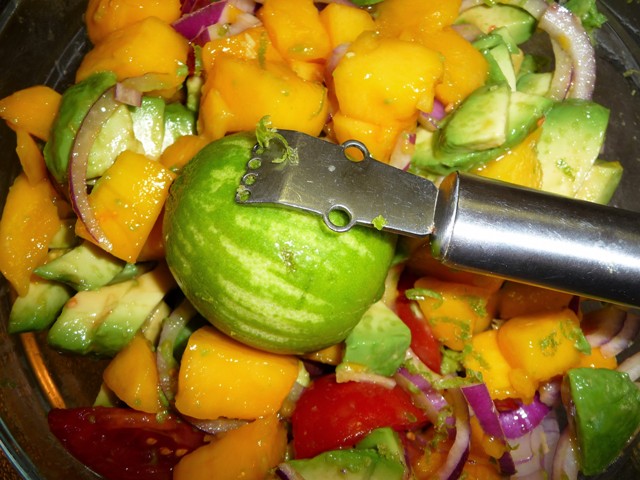 Caribische kipsalade