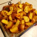 Kruidige Bildtstar aardappelwedges uit de oven.