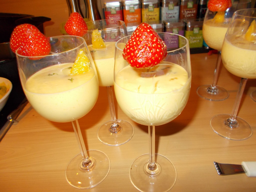 Mangocreme met limoncello